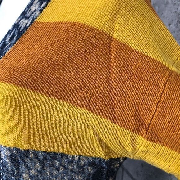 anthropologie Maple Linen Stripes Floral Cardigan - Picture 8 of 9